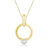 Thumbnail Image 0 of Diamond Accent Circle Pendant in 10K Gold