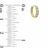 Thumbnail Image 2 of Child's Cubic Zirconia Hoop Earrings in 14K Gold