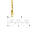 Thumbnail Image 2 of Lab-Created Multi-Gemstone Necklace in Sterling Silver with 18K Gold Plate