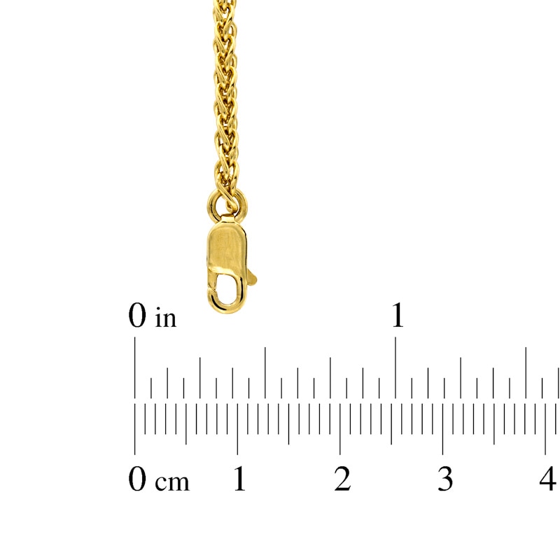 Main Image 2 of Lab-Created Multi-Gemstone Necklace in Sterling Silver with 18K Gold Plate