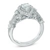 Thumbnail Image 1 of Vera Wang Love Collection 1.00 CT. T.W. Pear-Shaped Diamond Frame Engagement Ring in 14K White Gold