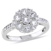 Thumbnail Image 1 of Lab-Created White Sapphire Ring in Sterling Silver