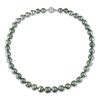 Thumbnail Image 0 of 9.0mm Baroque Black Cultured Tahitian Pearl Strand Necklace with 14K White Gold Clasp