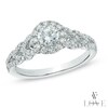 Thumbnail Image 1 of Vera Wang Love Collection 0.70 CT. T.W. Diamond Frame Engagement Ring in 14K White Gold