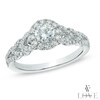 Thumbnail Image 0 of Vera Wang Love Collection 0.70 CT. T.W. Diamond Frame Engagement Ring in 14K White Gold