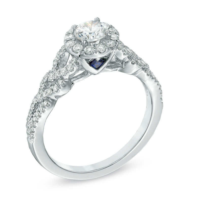 Vera Wang Love Collection 0.70 CT. T.W. Diamond Frame Engagement Ring 14K White Gold