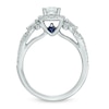 Vera Wang Love Collection 0.95 CT. T.W. Princess-Cut Diamond Frame Engagement Ring in 14K White Gold