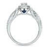 Vera Wang Love Collection 0.70 CT. T.W. Oval Diamond Frame Engagement Ring in 14K White Gold