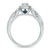 Thumbnail Image 2 of Vera Wang Love Collection 0.70 CT. T.W. Oval Diamond Frame Engagement Ring in 14K White Gold