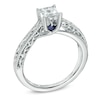 Thumbnail Image 2 of Vera Wang Love Collection 0.45 CT. Princess-Cut Diamond Solitaire Scroll Engagement Ring in 14K White Gold