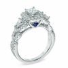 Thumbnail Image 2 of Vera Wang Love Collection 1.45 CT. T.W. Princess-Cut Diamond Three Stone Engagement Ring in 14K White Gold