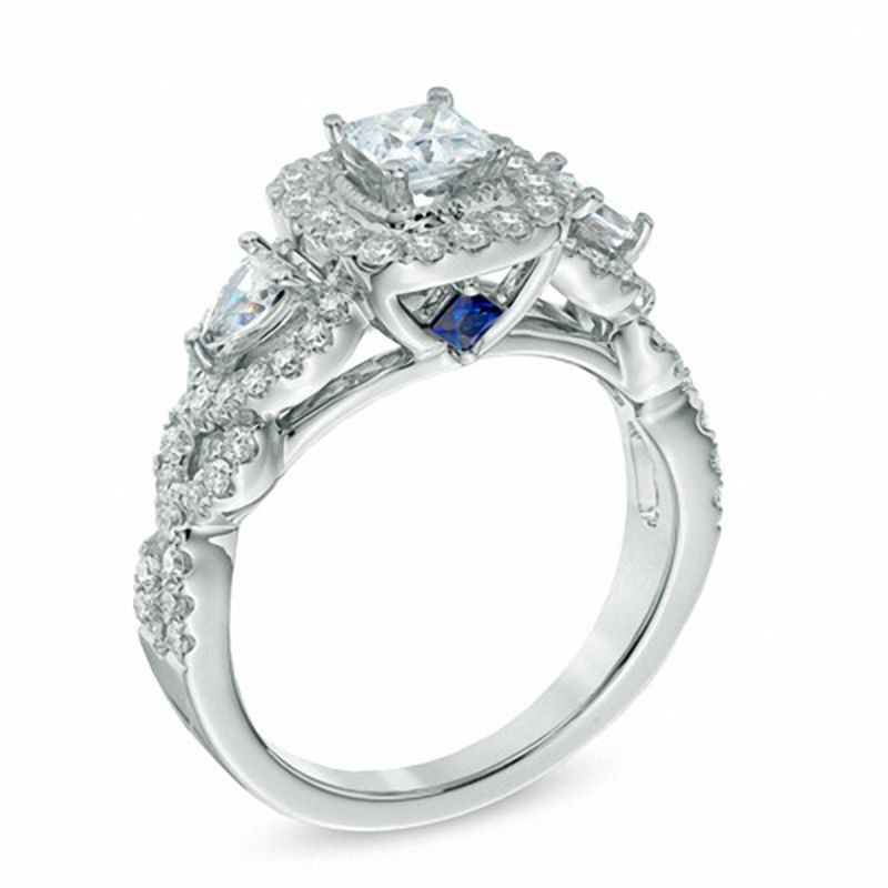 Vera Wang Love Collection 1.45 CT. T.W. Diamond Three Stone Engagement