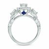 Thumbnail Image 3 of Vera Wang Love Collection 1.45 CT. T.W. Princess-Cut Diamond Three Stone Engagement Ring in 14K White Gold