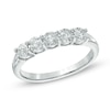 Thumbnail Image 1 of 0.25 CT. T.W. Diamond Five Stone Band in 10K White Gold