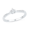 Diamond Accent Promise Ring in 10K White Gold