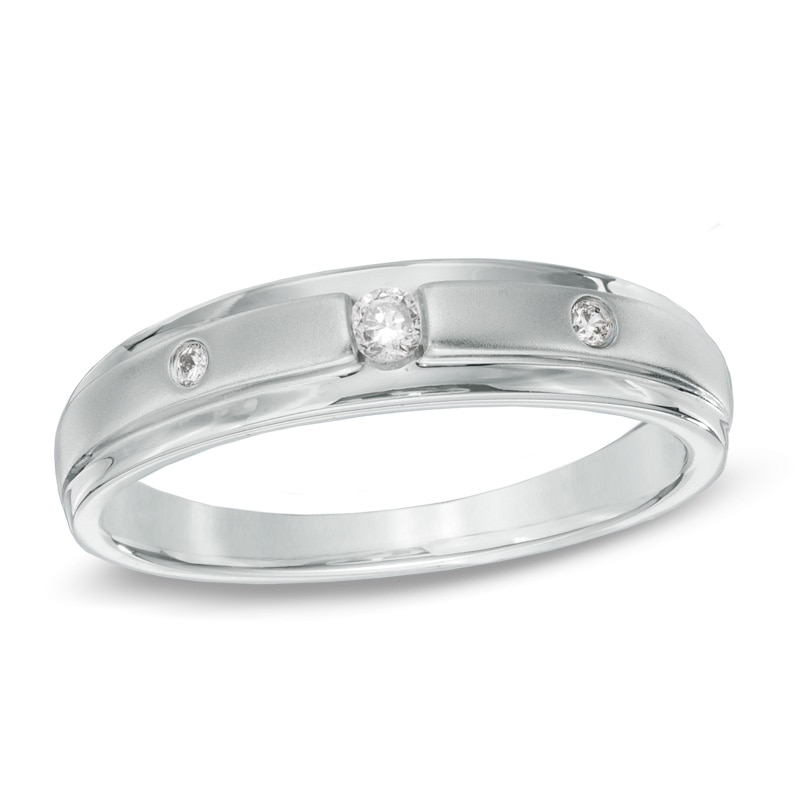 Ladies' Diamond Accent Ring in 10K White Gold