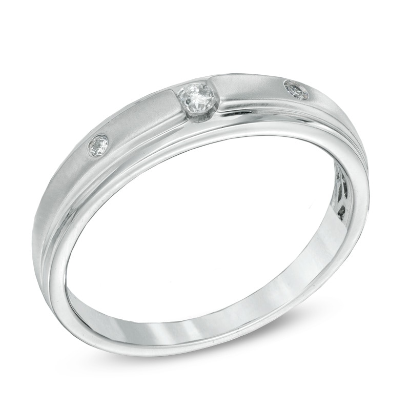 Ladies' Diamond Accent Ring in 10K White Gold