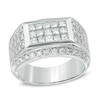 Thumbnail Image 0 of Men's 2.00 CT. T.W. Diamond Ring in 10K White Gold