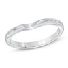 Thumbnail Image 1 of Ladies' 2.0mm Contour Wedding Band in 14K White Gold