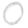 Thumbnail Image 2 of Ladies' 2.0mm Contour Wedding Band in 14K White Gold