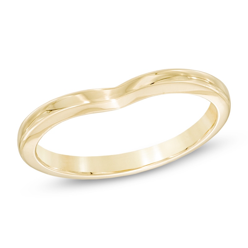 Ladies' 2.0mm Contour Wedding Band in 14K Gold