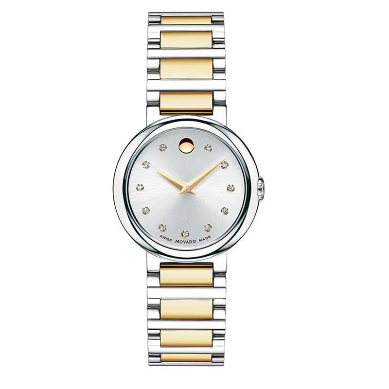 Main Image 1 of Ladies' Movado Concerto® Diamond Accent Watch (Model: 0606790)