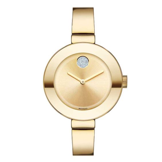 Ladies' Movado Bold® Crystal Bangle Watch (Model: 3600201)
