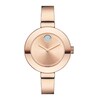 Thumbnail Image 1 of Ladies' Movado Bold® Crystal Rose-Tone Bangle Watch (Model: 3600202)