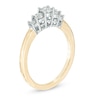 0.50 CT. T.W. Diamond Five Stone Engagement Ring in 14K Gold