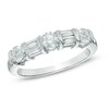 Thumbnail Image 0 of 1.00 CT. T.W. Diamond Alternating Anniversary Band in 14K White Gold