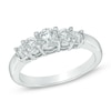 1.00 CT. T.W. Diamond Five Stone Engagement Ring in 14K White Gold