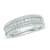 Thumbnail Image 0 of 0.50 CT. T.W. Diamond Vintage-Style Anniversary Band in 14K White Gold
