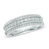 Thumbnail Image 1 of 0.50 CT. T.W. Diamond Vintage-Style Anniversary Band in 14K White Gold