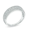 Thumbnail Image 2 of 0.50 CT. T.W. Diamond Vintage-Style Anniversary Band in 14K White Gold
