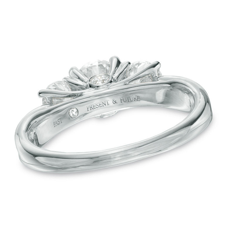 1.45 CT. T.W. Diamond Past Present FutureÂ® Engagement Ring in 14K Gold