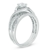 Thumbnail Image 2 of 0.60 CT. T.W. Diamond Swirl Bridal Set in 14K White Gold