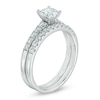 Thumbnail Image 1 of 1.00 CT. T.W. Certified Canadian Diamond Bridal Set in 14K White Gold (I/I2)