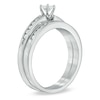 Thumbnail Image 1 of 0.45 CT. T.W. Certified Canadian Diamond Bridal Set in 14K White Gold (I/I2)