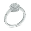 Thumbnail Image 1 of 0.50 CT. T.W. Diamond Double Frame Ring in 10K White Gold