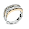 Thumbnail Image 1 of Men's 1.00 CT. T.W. Diamond Five Stone Ring in 10K Two-Tone Gold - Size 10