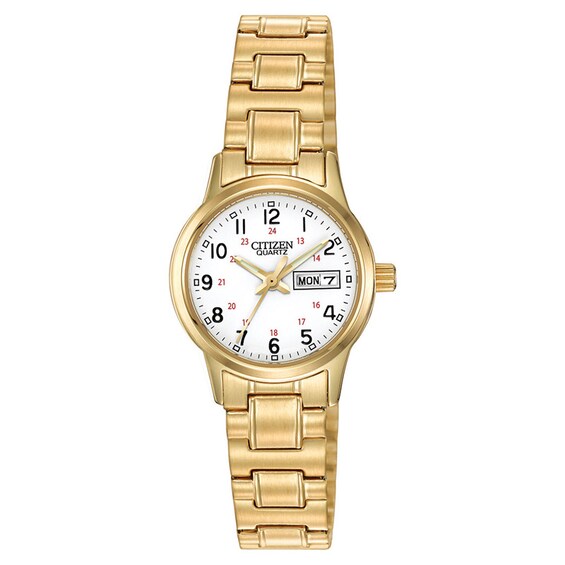Ladies' Citizen Quartz Watch with White Dial (Model: EQ0582-90A)