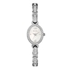 Ladies' Bulova Crystal Accent Watch with Oval Mother-of-Pearl Dial (Model: 96R199)