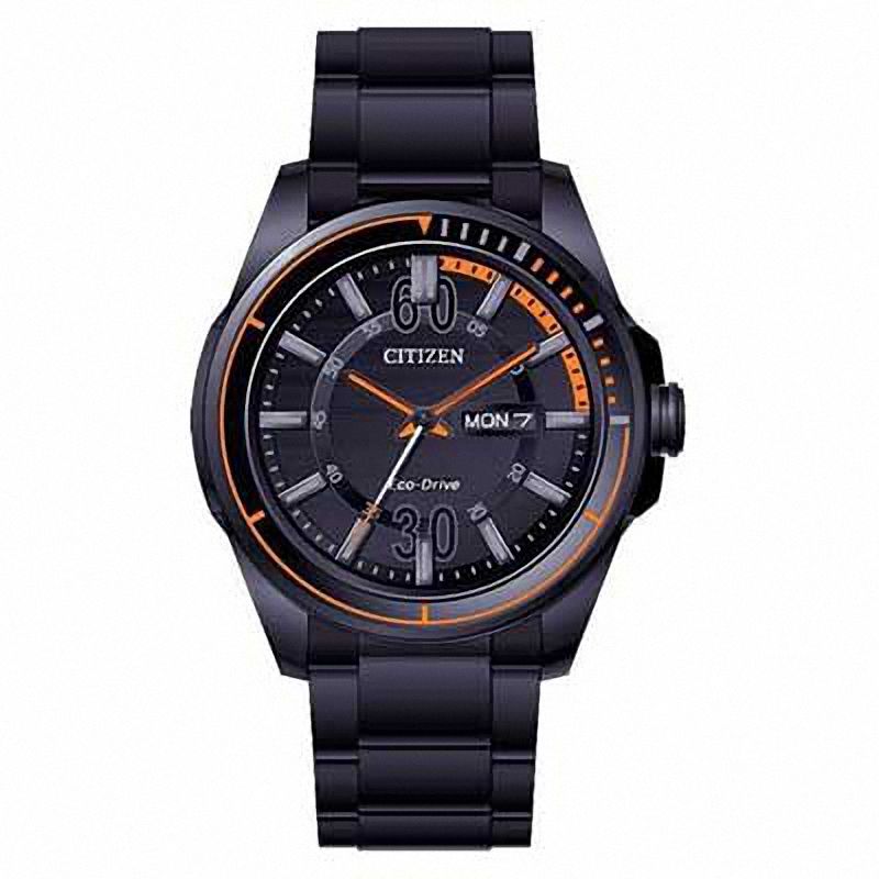 Men's Drive from Citizen Eco-Drive® HTM Watch with Black Dial (Model:  AW0038-53E)