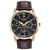 Thumbnail Image 0 of Men's Citizen Eco-Drive® Rose-Tone Strap Watch with Brown Dial (Model: BU2013-08E)