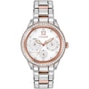 Thumbnail Image 0 of Ladies' Citizen Eco-Drive® Crystal Chronograph Watch with White Dial (Model: FD2016-51A)