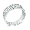 Thumbnail Image 2 of Men's 0.50 CT. T.W. Diamond Channel Ring in 10K White Gold