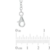 Multi-Shaped Blue and White Topaz Necklace in Sterling Silver - 17"