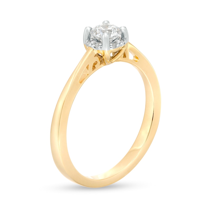 0.50 CT. T.W. Canadian Certified Solitaire Diamond Engagement Ring in ...