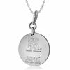 Thumbnail Image 2 of 0.08 CT. T.W. Diamond Dolphin Pendant in Sterling Silver