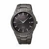 Thumbnail Image 0 of Men's Seiko Solar Black Stainless Steel Watch (Model: SNE325)